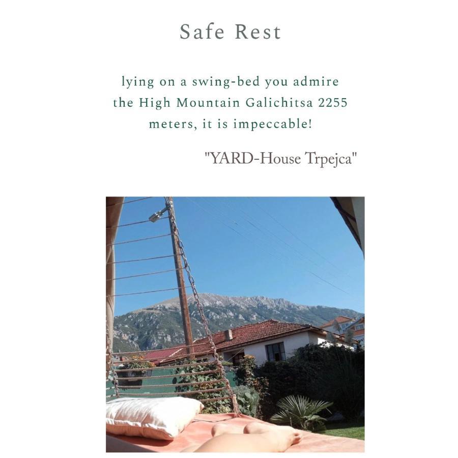 Yard House Trpejca Hotel Ohrid Ngoại thất bức ảnh